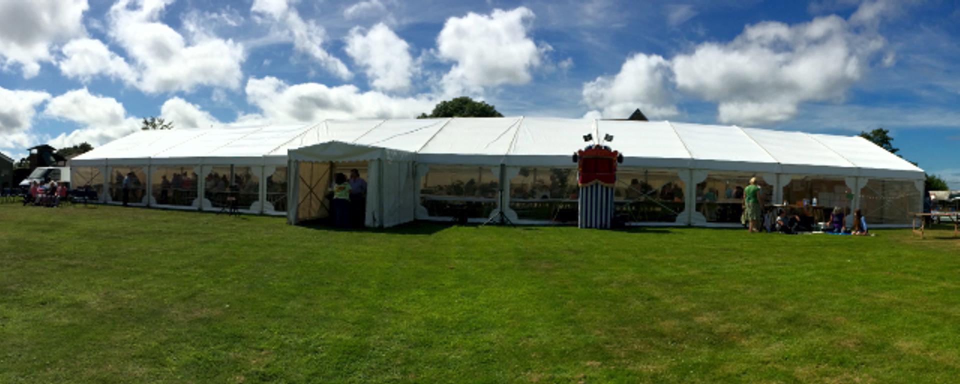 Lezant Horticultural Show Marquee