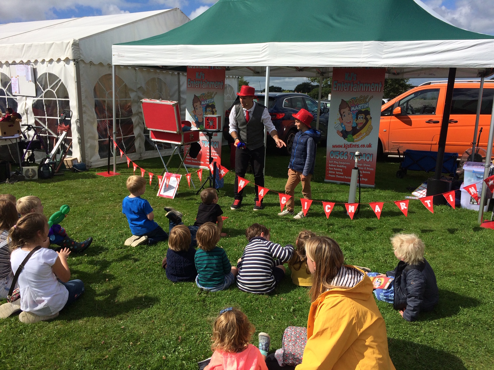 Entertainer at Lezant Horticultural Show