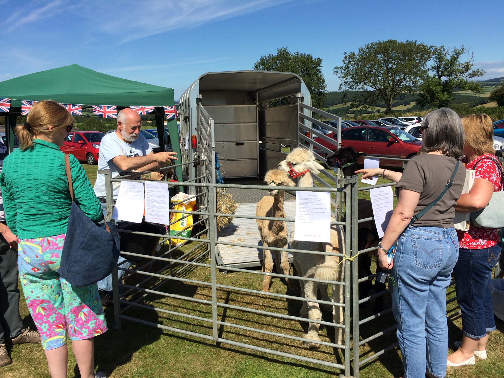 Stalls at the Lezant Show