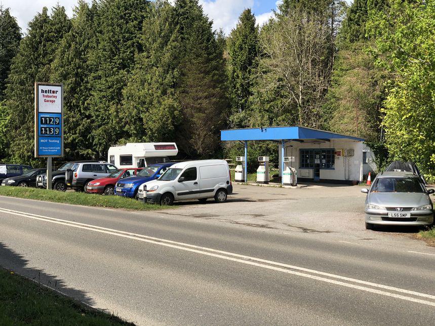 Treburley Garage on the A388